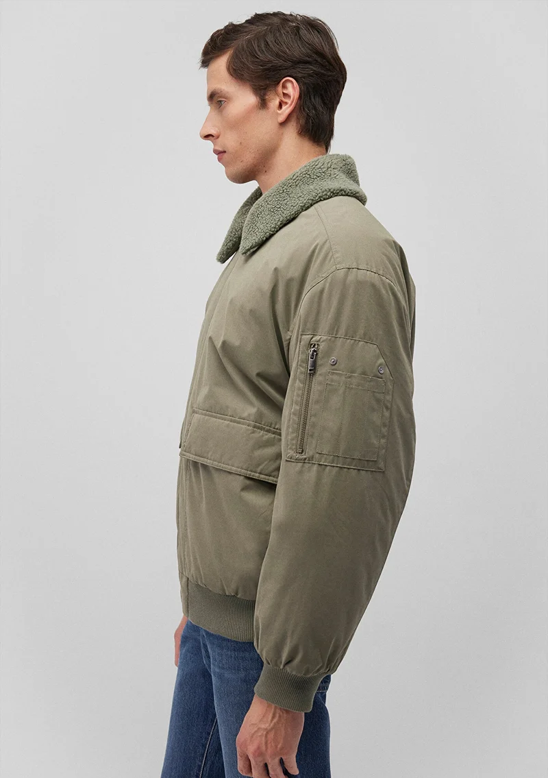 مافي HIGH NECK JACKET Mulled Basil
