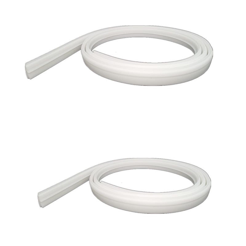ZRNIDIYR RV Roof Vent Seal 110 RV Seal Replacement for Roof Vents Roof Vent Lid Replacement Gasket 1ROLL white
