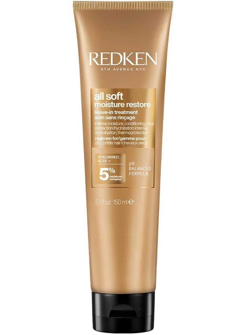 REDKEN علاج ريدكن ألت سوفت للترطيب العميق | مع حمض الهيالورونيك | 150 مل - Image 1