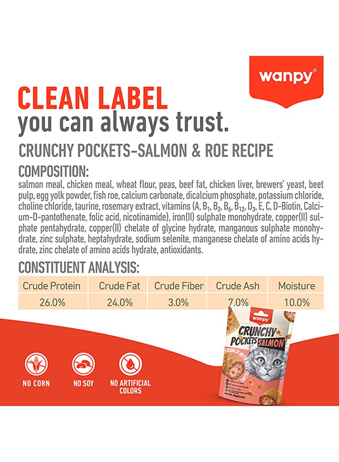 Wanpy وونبي كرانشي بوكيت وصفة السلمون وبيض السمك - Image 2