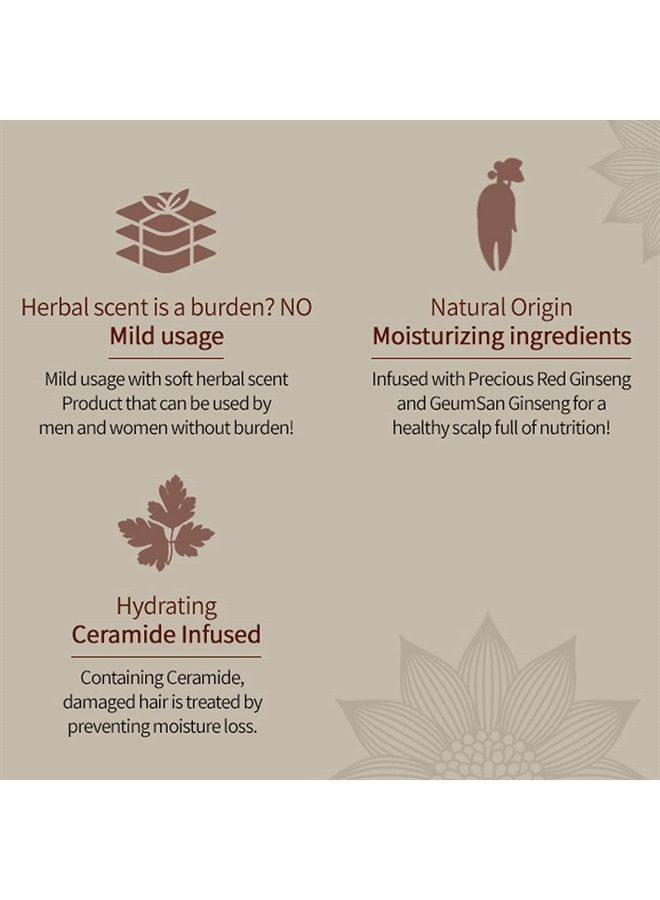 DAENG GI MEO RI علاج كي جولد بريميوم، مرطب ومغذي لفروة الرأس والشعر، يحتوي على 30 عشبة طبية، 16.9 أونصة سائلة - Image 5