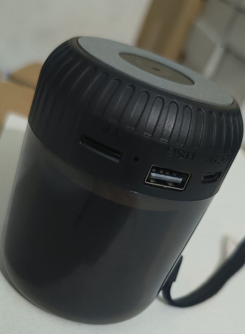 Portable Bluetooth Speaker, Mini Wireless Speaker, Black, LED, TF Card, USB, MP3 Music Amplifier, Sound Bar for All Smartphones - Image 1