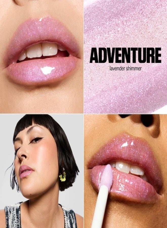 ميلك ميكب ملمع شفاه زيتي مرطب غير لزج من ميلك ميك أب أوديسي - أدفنتشر (بلمسة لافندر لامعة) 6.5 مل - زيت مرطب للشفاه نباتي - Image 2