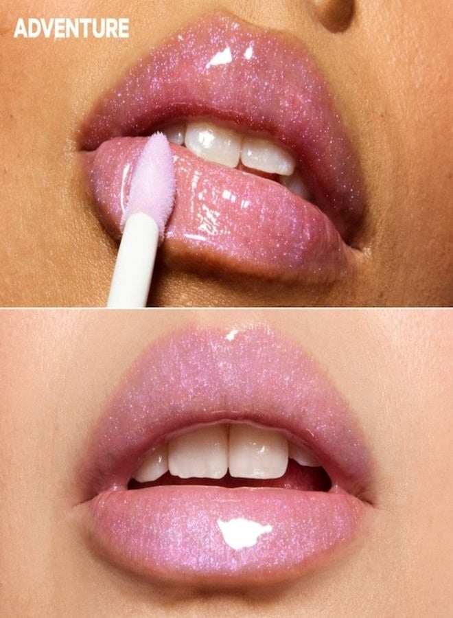 ميلك ميكب ملمع شفاه زيتي مرطب غير لزج من ميلك ميك أب أوديسي - أدفنتشر (بلمسة لافندر لامعة) 6.5 مل - زيت مرطب للشفاه نباتي - Image 3