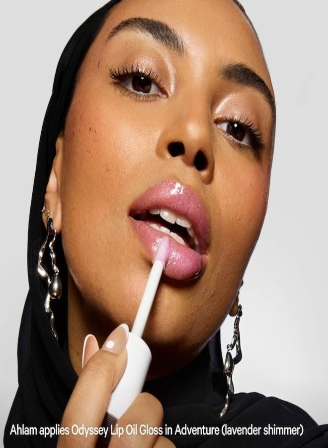 ميلك ميكب ملمع شفاه زيتي مرطب غير لزج من ميلك ميك أب أوديسي - أدفنتشر (بلمسة لافندر لامعة) 6.5 مل - زيت مرطب للشفاه نباتي - Image 4