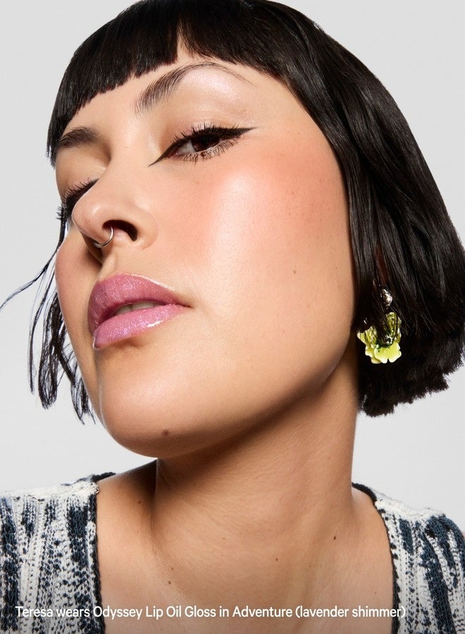 ميلك ميكب ملمع شفاه زيتي مرطب غير لزج من ميلك ميك أب أوديسي - أدفنتشر (بلمسة لافندر لامعة) 6.5 مل - زيت مرطب للشفاه نباتي - Image 5