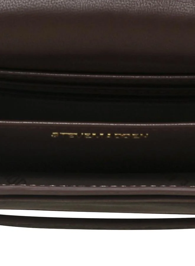 Steve Madden  Bizzi Card Holder Chocolate & Gold Women's Handbag for Women | Best Price UAE