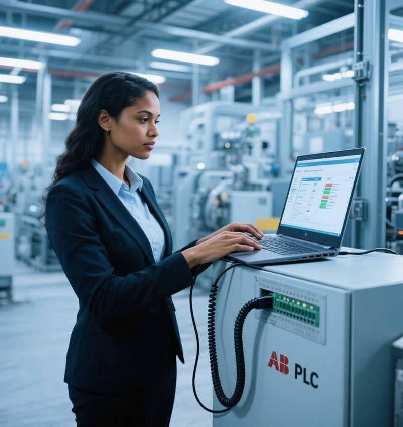 Washinglee Programming Cable Compatible for Allen Bradley PLC Micrologix 1000 1100 1200 1400 1500 Series, for 1761-CBL-PM02 Replacement, 6 FT - Image 2