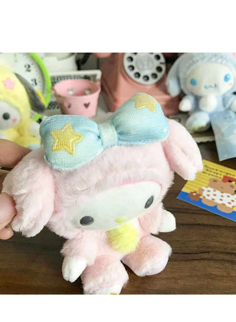 SYOSI Plush Keychain, 5 in Plush Toy Doll, Cute Sanrio Plush Keychain Stuffed Animal Toys Anime Pendant Doll Accessories, Pendant Toy Girls Gift  - Image 2