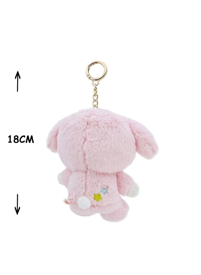 SYOSI Plush Keychain, 5 in Plush Toy Doll, Cute Sanrio Plush Keychain Stuffed Animal Toys Anime Pendant Doll Accessories, Pendant Toy Girls Gift  - Image 5