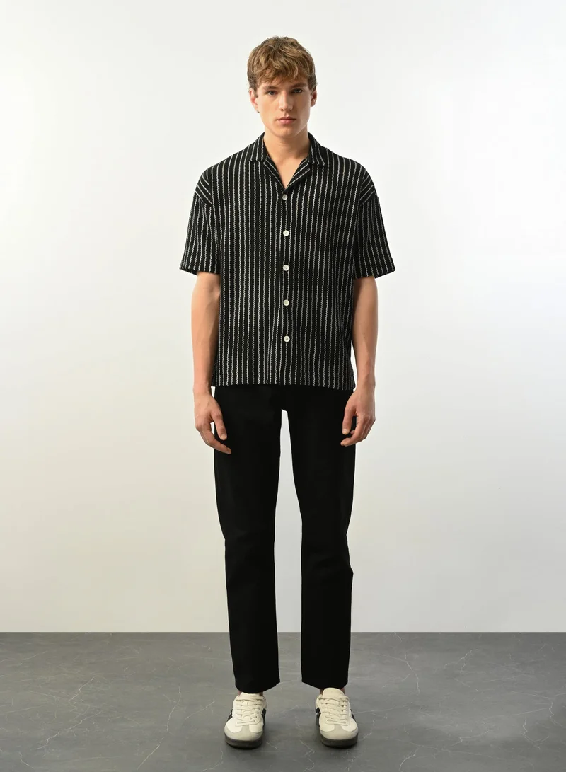 Marrakech Short Sleeves Striped Casual Shirt for Men – Multi Color