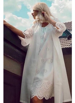 Magic Form 30108 Maternity Cotton Nightgown Dressing Gown Set  - Image 3