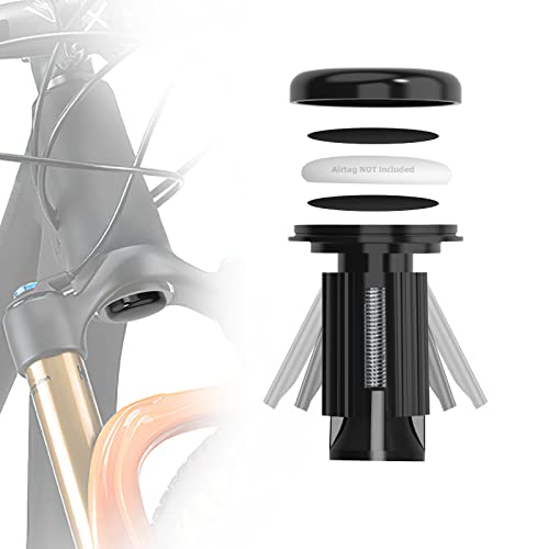 NICEDACK Airtag Bike Mount Hidden, AirTag Mountain Bike Anti-Theft Protection, Air Tag Bike Holder Waterproof, Suitable for Bikes with Hole in Front Fork (Airtag Not Included) - Image 1
