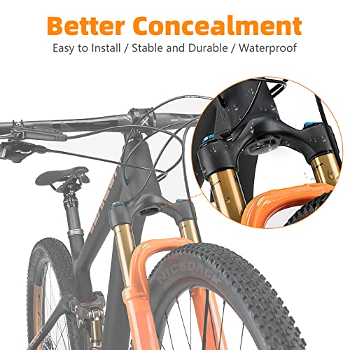 NICEDACK Airtag Bike Mount Hidden, AirTag Mountain Bike Anti-Theft Protection, Air Tag Bike Holder Waterproof, Suitable for Bikes with Hole in Front Fork (Airtag Not Included) - Image 5