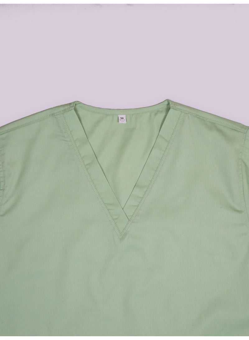 Nanny Tag V-Neck Scrub Suit | Premium Stretchable Medical Uniform with Utility Pockets - Image 3