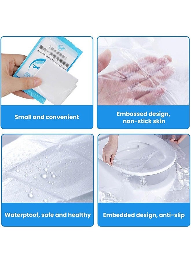 Ocean 50 PCS Travel Disposable Toilet Seat Cover Waterproof Portable WC Pad Toilet Mat For Baby Pregnant Mom,Independent Packing  - Image 2