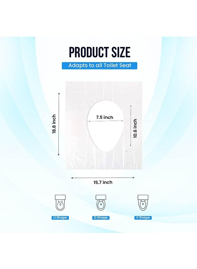 Ocean 50 PCS Travel Disposable Toilet Seat Cover Waterproof Portable WC Pad Toilet Mat For Baby Pregnant Mom,Independent Packing  - Image 3