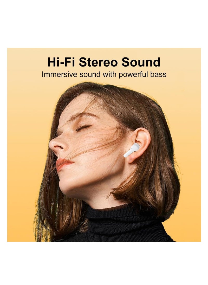 Generic QCY T13 Wireless Earbuds – Hi-Fi Sound, ENC Noise Cancellation, 40H Playtime, Bluetooth 5.1, IPX5 Waterproof, Fast Charging, Touch Control  - Image 3