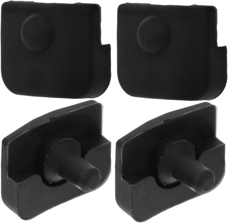 NUOBESTY 4Pcs Silicone Bumpers for Air Fryer Trays Scratch Resistant Protective Pads Easy to with Air Fryer Models - Image 1