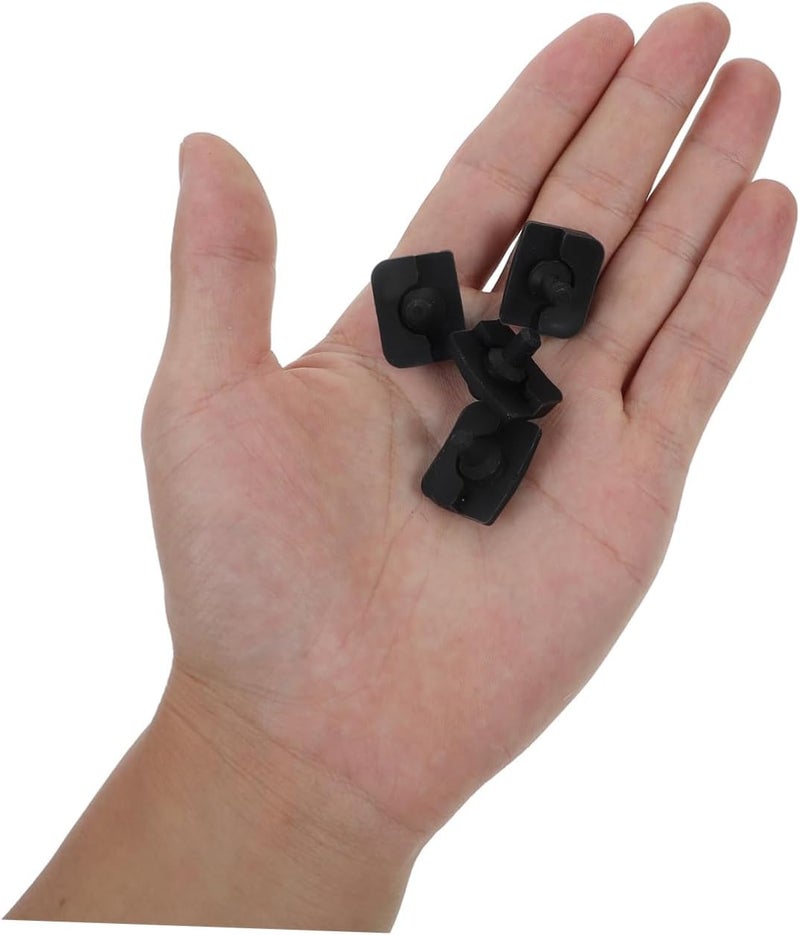 NUOBESTY 4Pcs Silicone Bumpers for Air Fryer Trays Scratch Resistant Protective Pads Easy to with Air Fryer Models - Image 3
