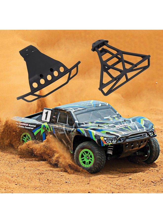 Wadoy حواجز متوافقة مع تراكساس سلاش 4X4 1/10 بلاتينيوم أمامية 6835 وخلفية 6836 مع لوحة انزلاق وحوامل - Image 3