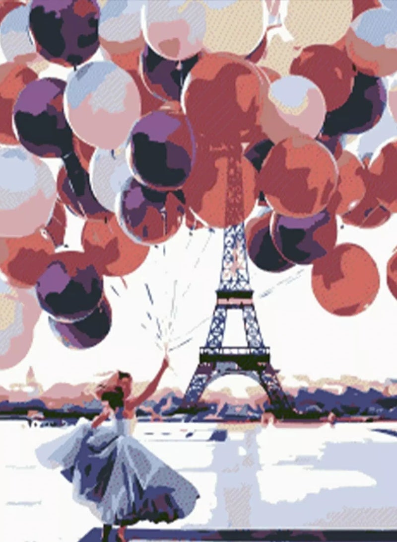 Balloon Print DIY Diamond Painting Without Frame - Image 5