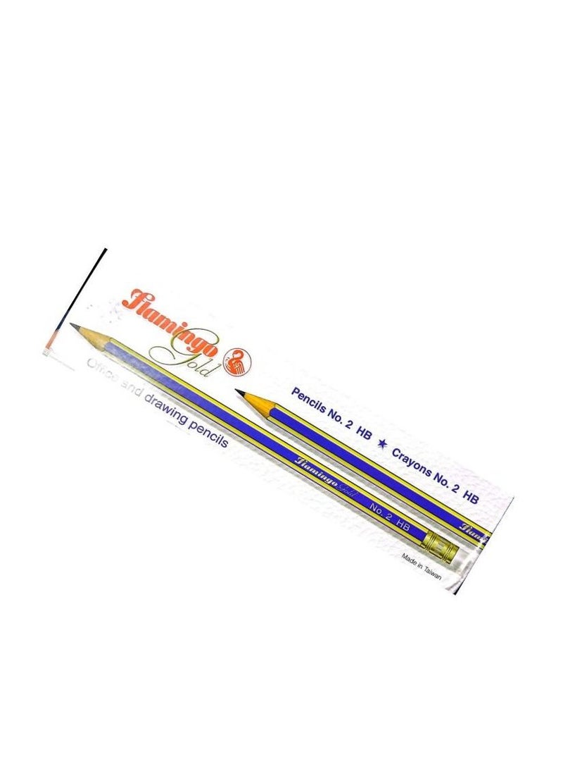 Flamingo Drawing Pencils 12Pieces - Image 1