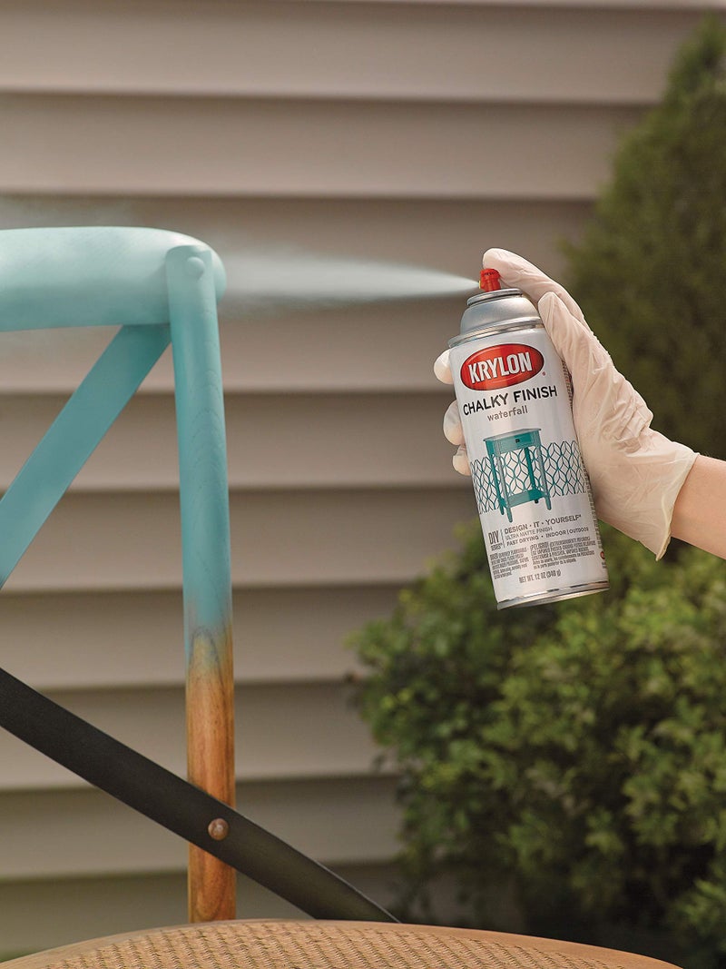 KRYLON 12 oz Krylon 4102 Misty Gray Chalky Finish Spray Paint Coating - Image 2