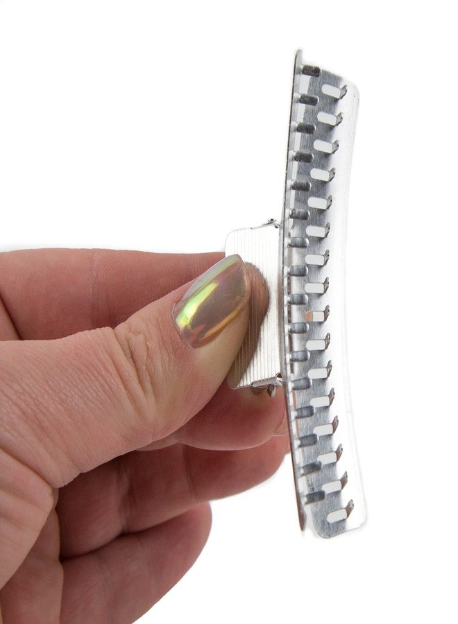 Salon Supply Co Aluminum 3 Butterfly Clips - Set of 10 - Fingerwave and Marcel Wave Setting Clamps - Image 3