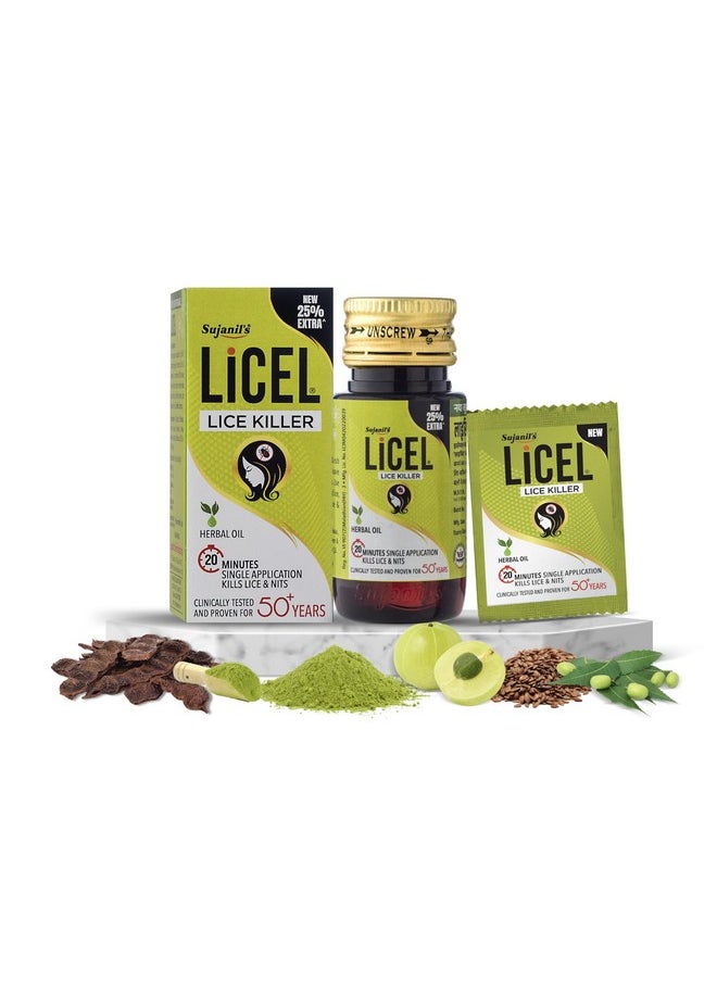 LICEL Lice & Nits Killer Oil | Herbal Lice Killer Oil | Kills Lice, Eggs And Nits Naturally | Proven And Tested For 5 Decades Pack Of 3 ( 55 Ml)  - Image 3