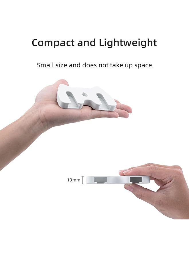 X spring Xspring Controller Table Stand For Xbox No Drilling Under Desk Mount Switch Pro Controller Holder And Organizer For Desk Management (White) - Image 5