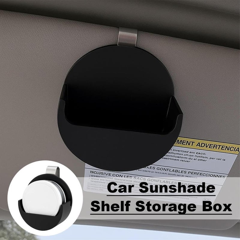 3D Printed Car Visor Clip Holder with Secure Storage 2 Pcs - Image 3