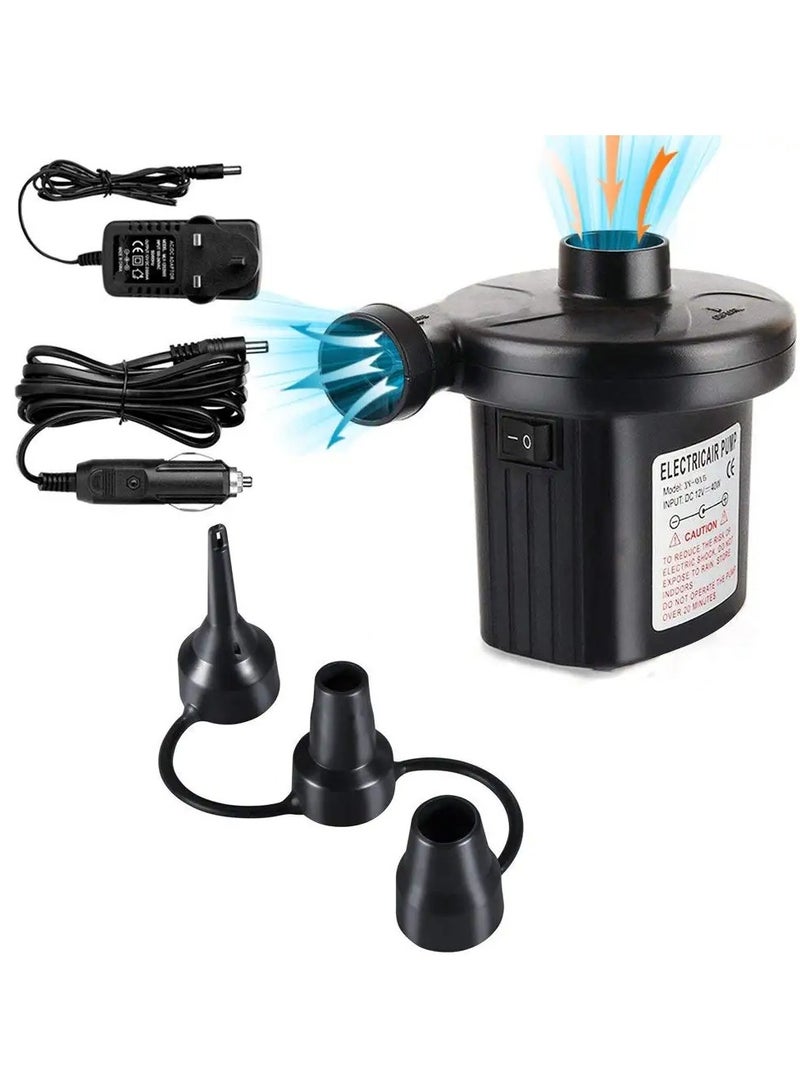 Mattress Inflatable Electric Air Pump Black - Image 1
