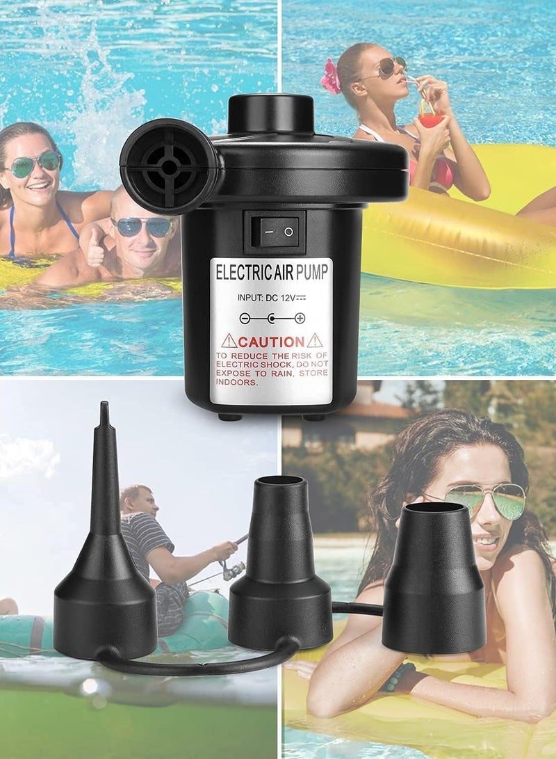 Mattress Inflatable Electric Air Pump Black - Image 4