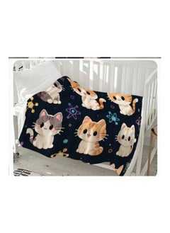 General Baby and children's cartoon flannel thin blanket (warm and comfortable, suitable for sleep, game use) 70cm*100cm - 215  - Image 2