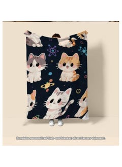 General Baby and children's cartoon flannel thin blanket (warm and comfortable, suitable for sleep, game use) 70cm*100cm - 215  - Image 3
