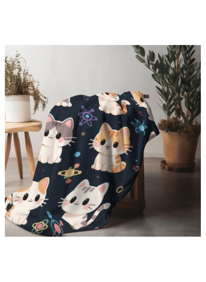 General - Baby and children's cartoon flannel thin blanket (warm and comfortable, suitable for sleep, game use) 70cm*100cm - 215 - Image 1