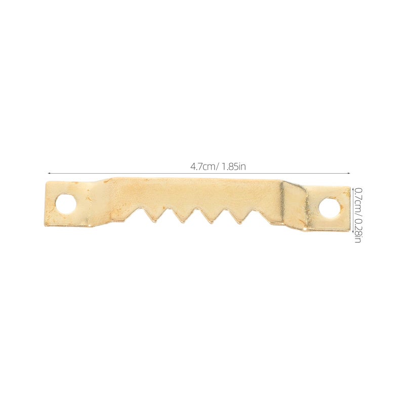 30 Pcs Heavy Duty Picture Frame Hangers Serrated Invisible Hooks with Screws for Wall Mounting - Image 3