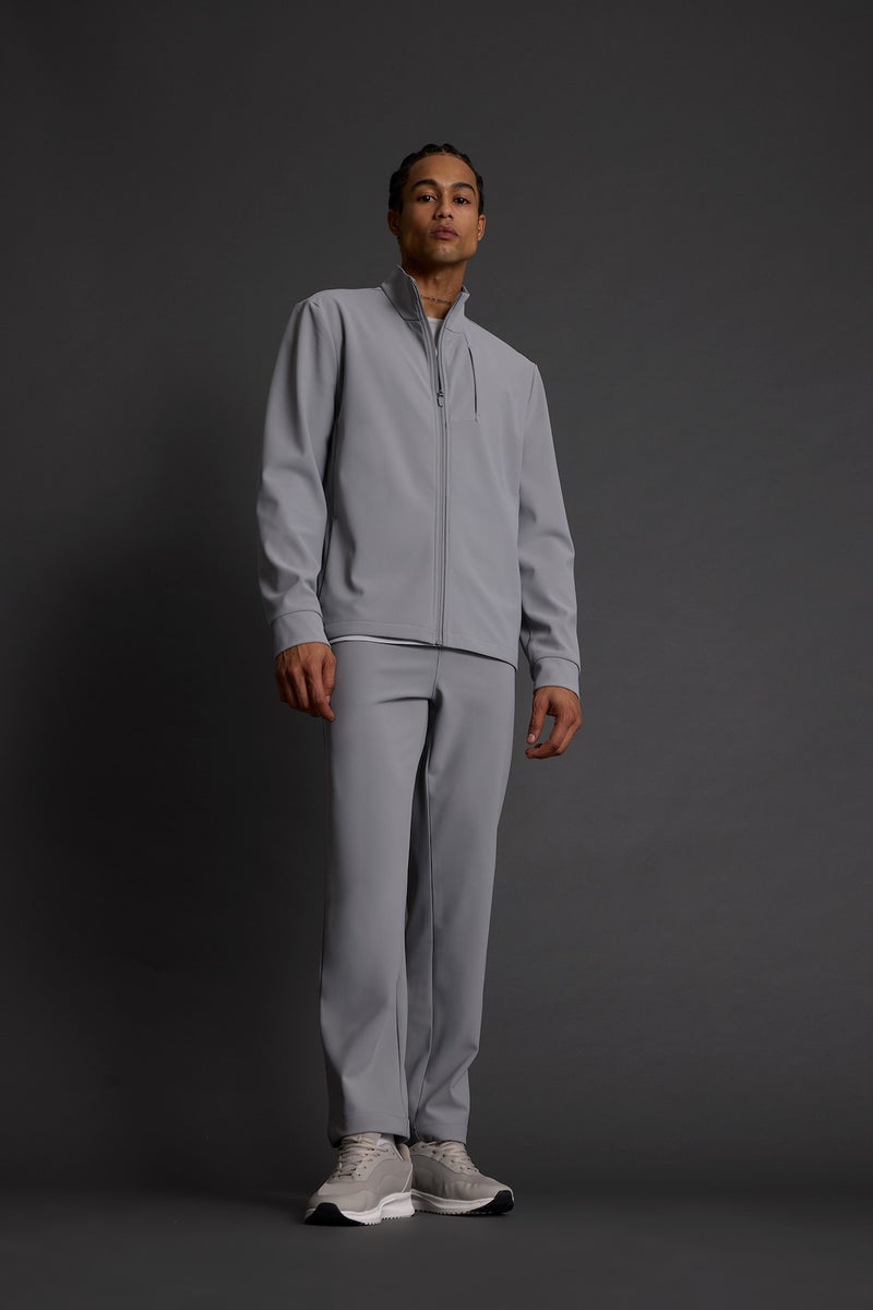 DeFactoFit Standard Fit Stand Collar Zip-Up Sweatshirt - Image 2