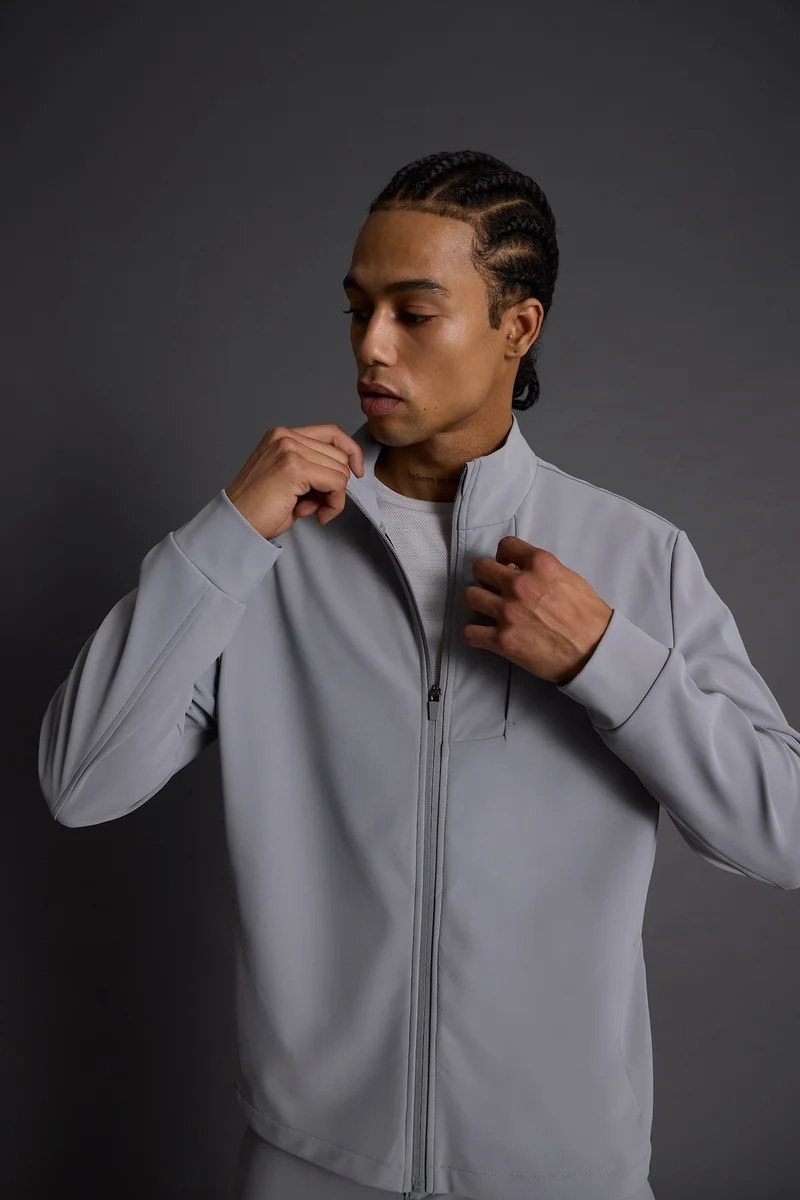 Defacto DeFactoFit Standard Fit Stand Collar Zip-Up Sweatshirt