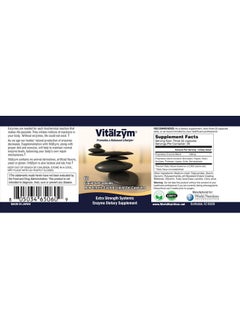 VITALZYM Proteolytic Systemic Enzymes Liquid Gel Capsules With Serrapeptase, Immune And Joint Support, Natural Ache Relief Plus Fertility Supplement (60 Capsules)  - Image 2