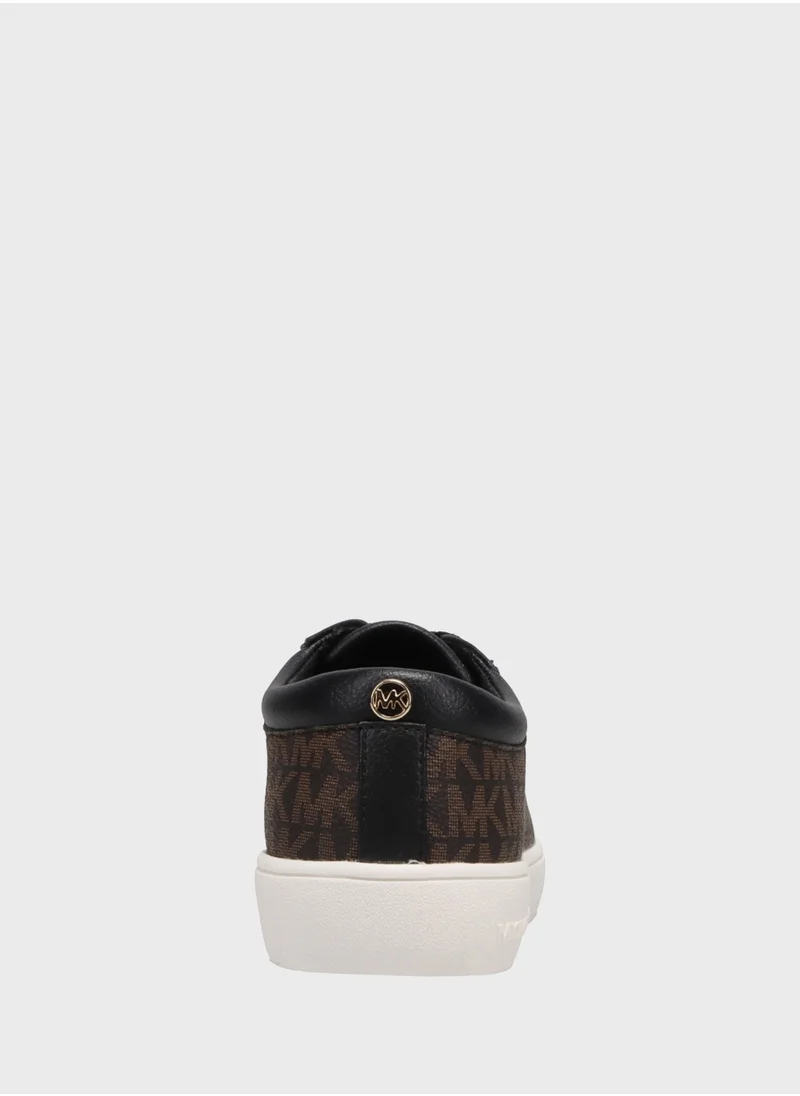 مايكل كورس Kids Jem Monogram Low Top Sneakers
