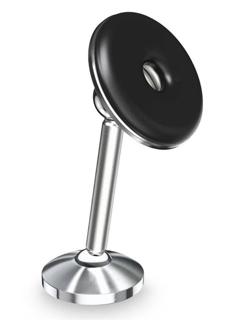 REBENUO 360 Degree Rotation Magnetic Mobile Mount - Silver - Image 1