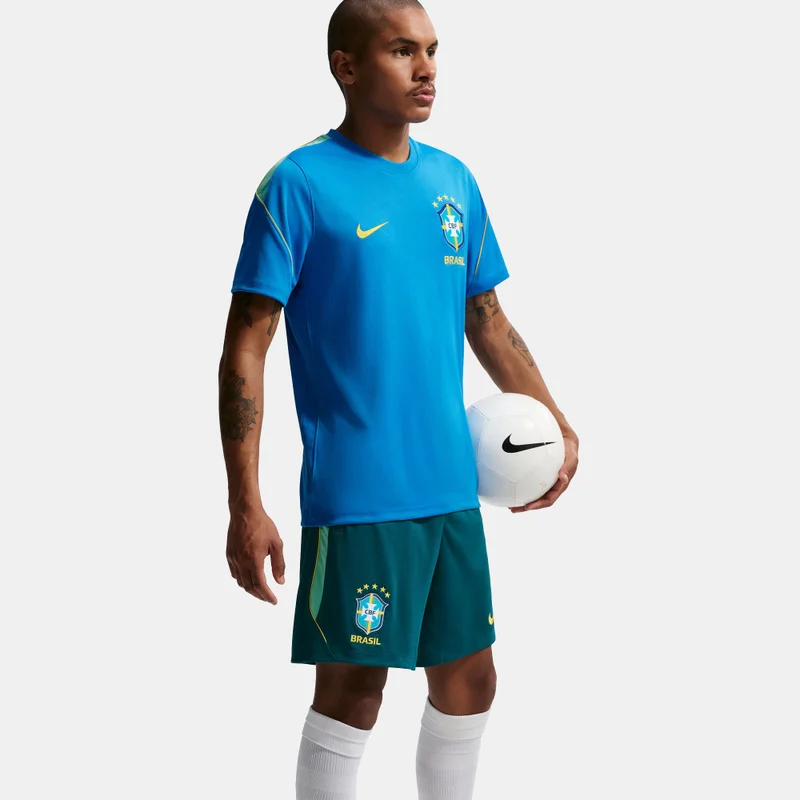 Nike Green Men's Brazil Strike Football Shorts for Men | Best Price UAE