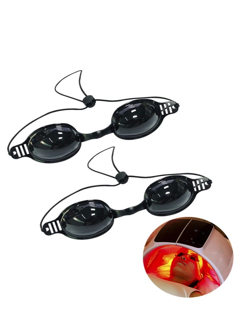 Generic 2 Pack Fda Approval Goggle For Ipl Laser Safety Glasses Red Light Therapy And Laser Hair Removal Treatment, Beauty Patient Protective Eye Goggle For Ipl, Laser, Led, Uv Lamp Treatment  - Image 1