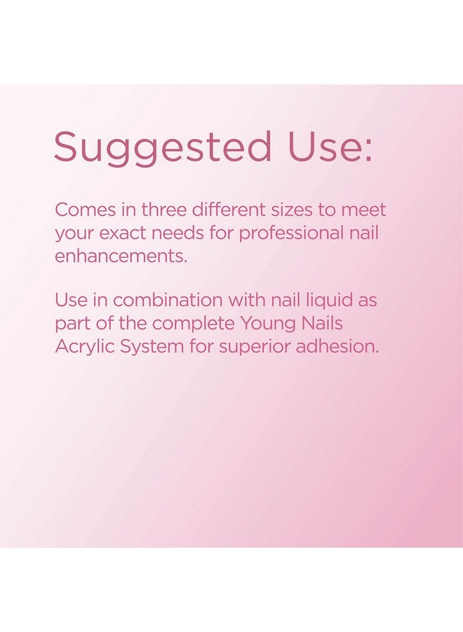 Young Nails Acrylic Core Powder - Self-Leveling Acrylic Nail Powder, Clear Nude Pink White Acrylic Powder for Nail Extenstion, Professional Grade, Superior Adhesion, Color - Clear, 45g - Image 5
