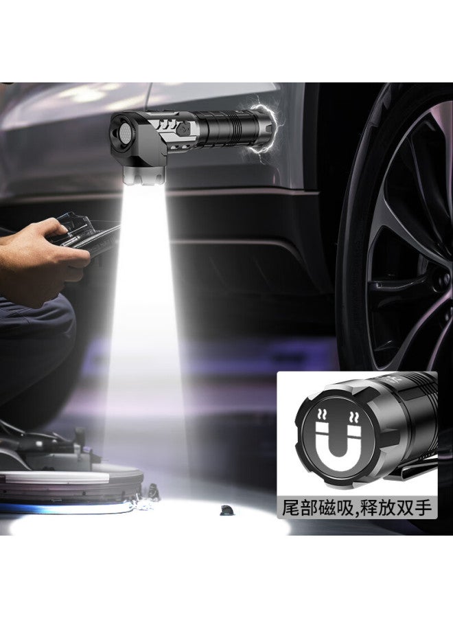 Tianhuo High-power Flashlight Magnetic Work Light Angle Car Repair Ultra-bright Long Battery Life Rechargeable Military Outdoor Lighting Lamp