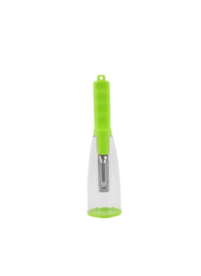 Rightsure - Shredding Peeler, Stainless Steel Vegetable Peeler, Rotary Peeler with Storage for Potatoes, Apples, Carrots, Vegetables, Fruits, etc. - Image 1