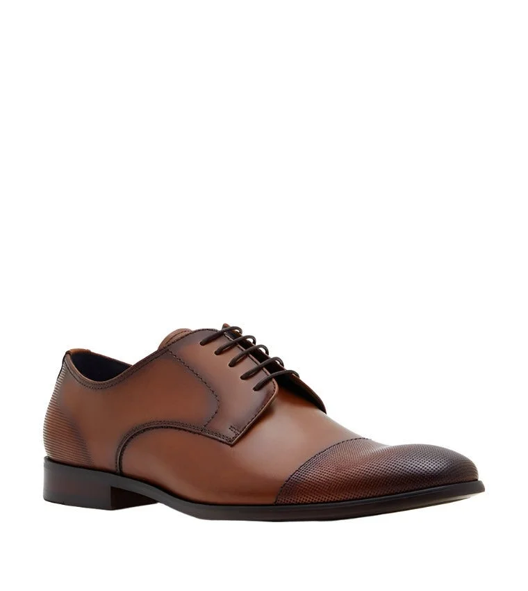 ستيف مادن Lace Up-Dress Tan Men's Shoes
