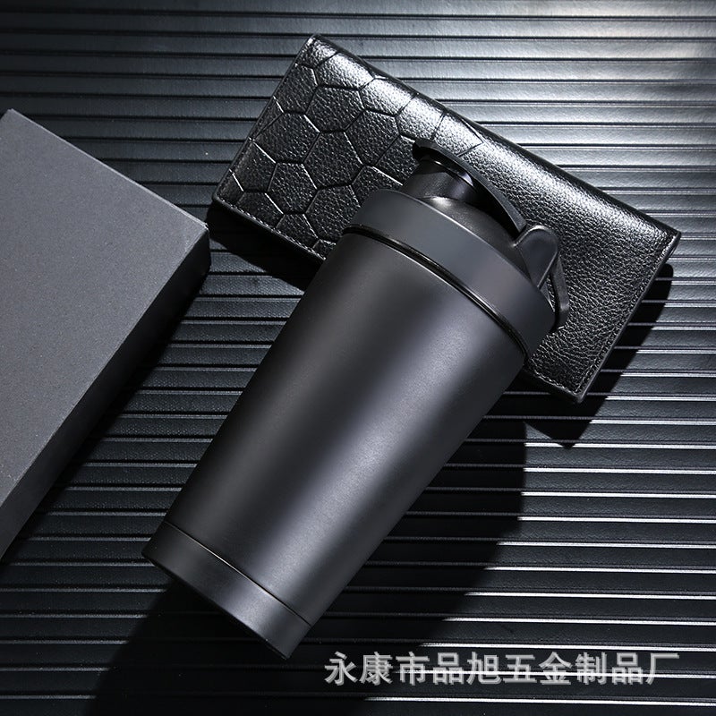 Double Layer 304 Stainless Steel Thermos Cup Protein Powder Shake Cup Sports Fitness Portable Cup Logo Printing - Image 4